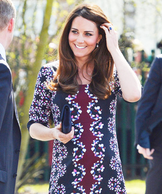 Kate's first pregnancy. She's a freaking light bulb.