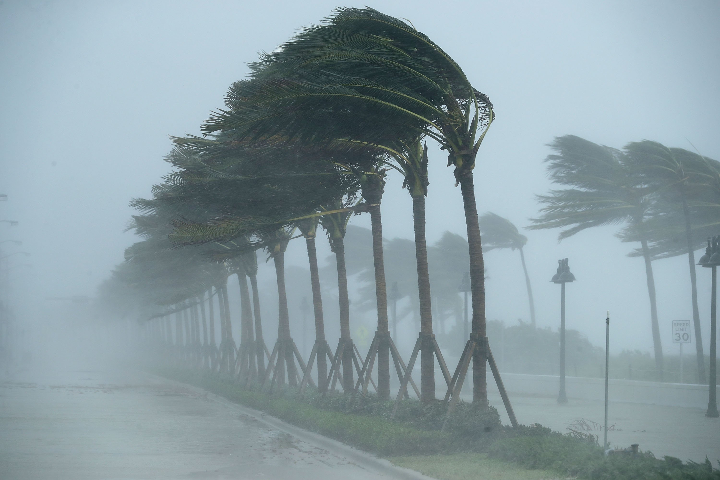 Powerful Hurricane Irma Slams Into Florida